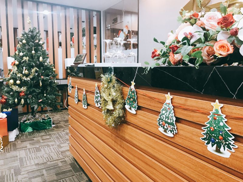 Trang Trí Văn Phòng Noel